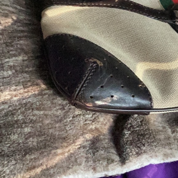 GUCCI SHERRY LINEshoulder bag hobo beige /brown canvas leather interlocking - Picture 2 of 13